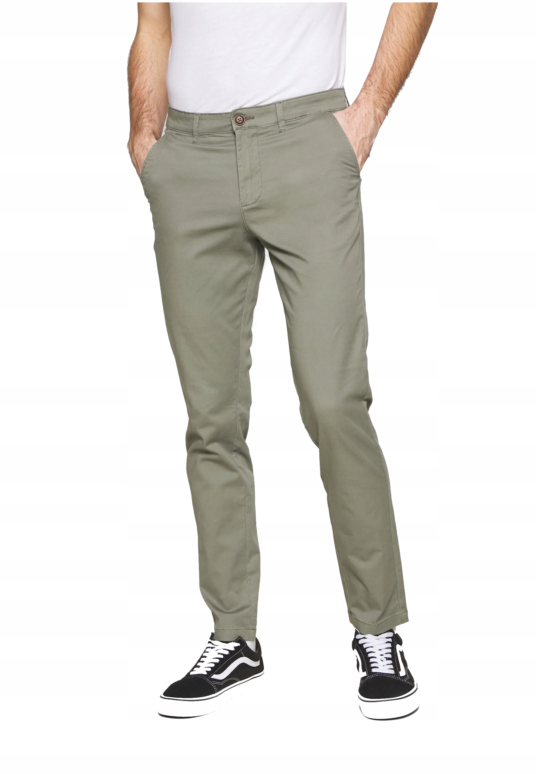 

Jack Jones _ Oliwkowe Klasyczne Chinosy Slim 36/32