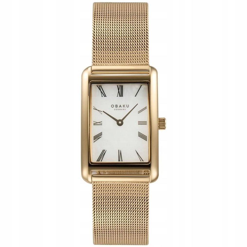 Dámské hodinky Obaku Denmark V311LXGWMG zlaté