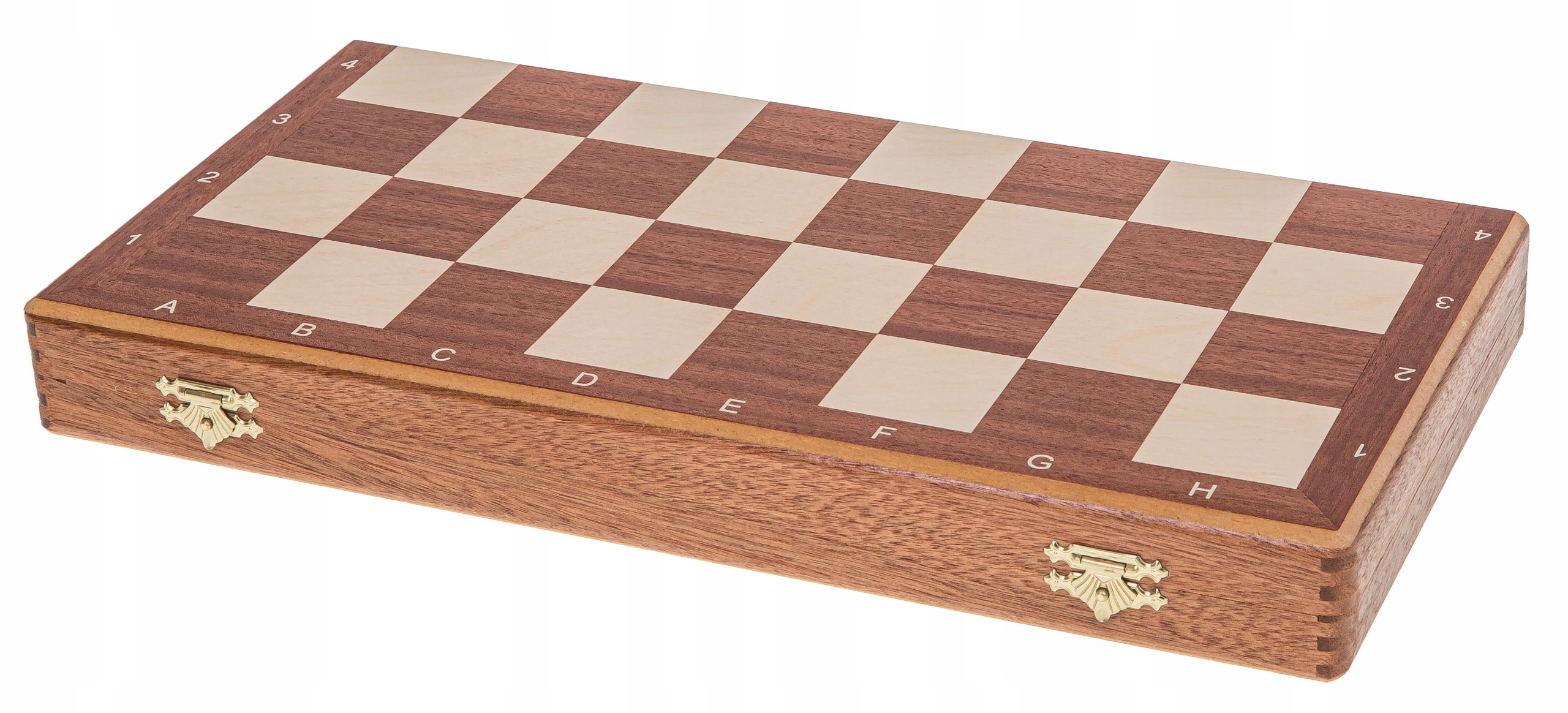 SQUARE Szachy drewniane TURNIEJOWE NR 4 MAHOŃ Plus Producent Square