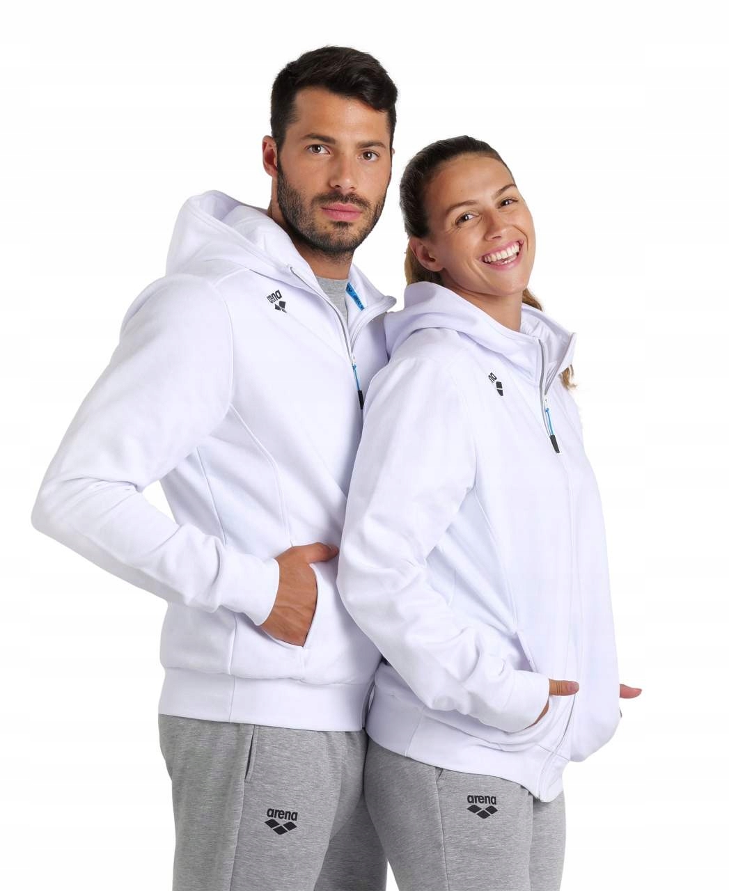 Sportovní rozepínací mikina unisex Arena Hooded Jacket Panel R.xs