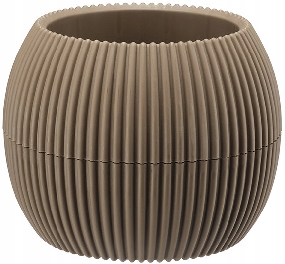 

Osłonka Donica Doniczka Na Kwiaty Kula 11,8cm Brąz