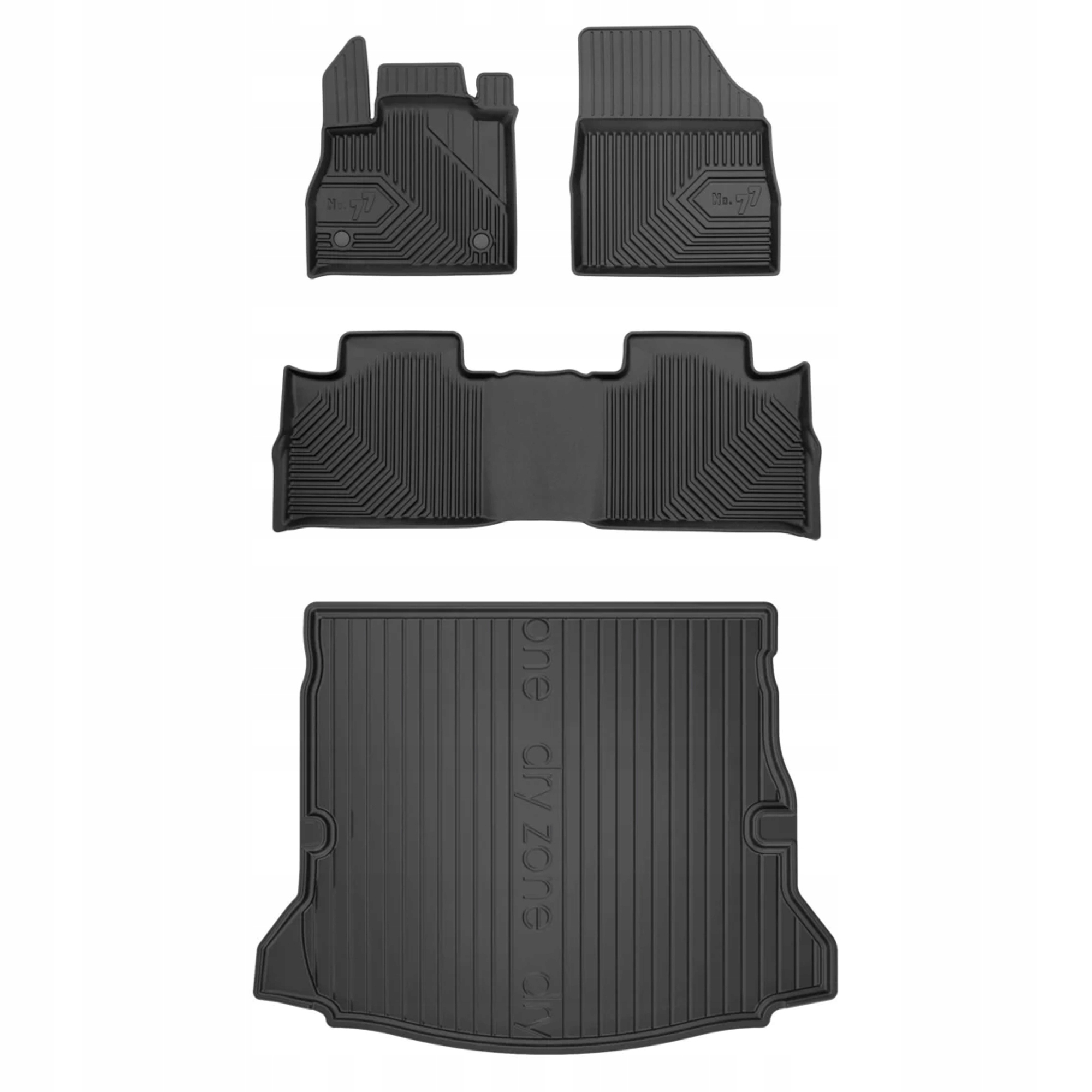 Gumowy zestaw dywaniki i mata Renault Espace V 2014-2022