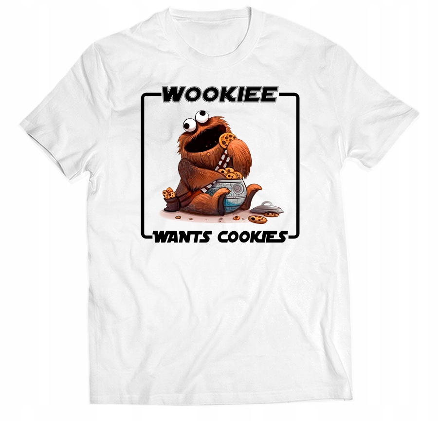 

Koszulka Star Wars Cookie Monster Wookie Tshirt 2X