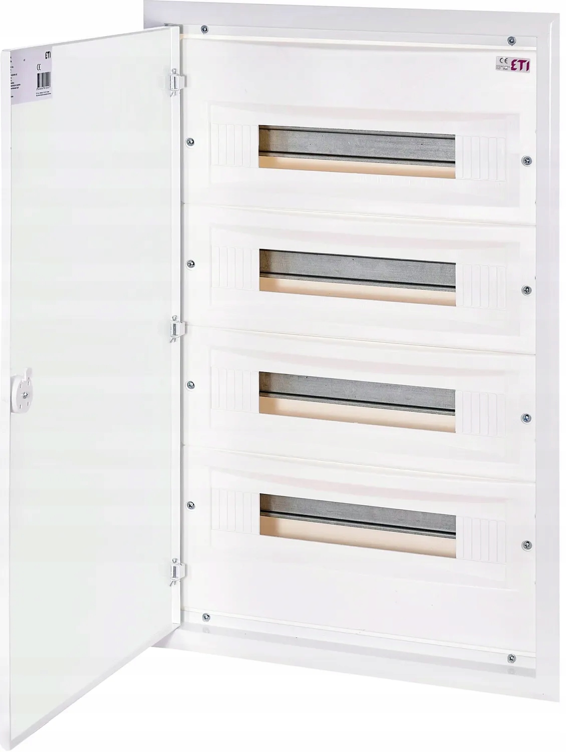 Modulárny rozvádzač 4x18M pod omietku IP40 kovové dvere ERP18-4 Eti