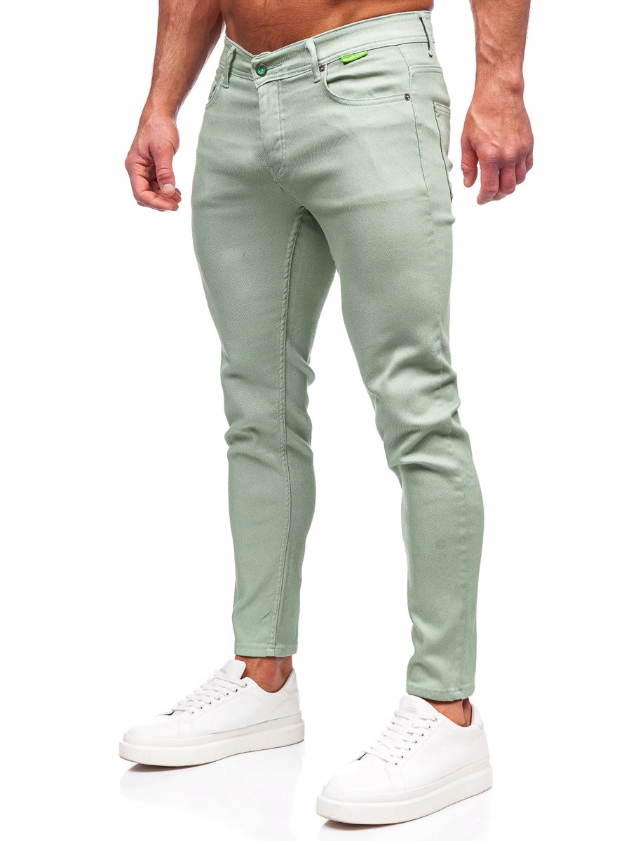 Látkové Kalhoty Zelené Gt-s DENLEY_29/S