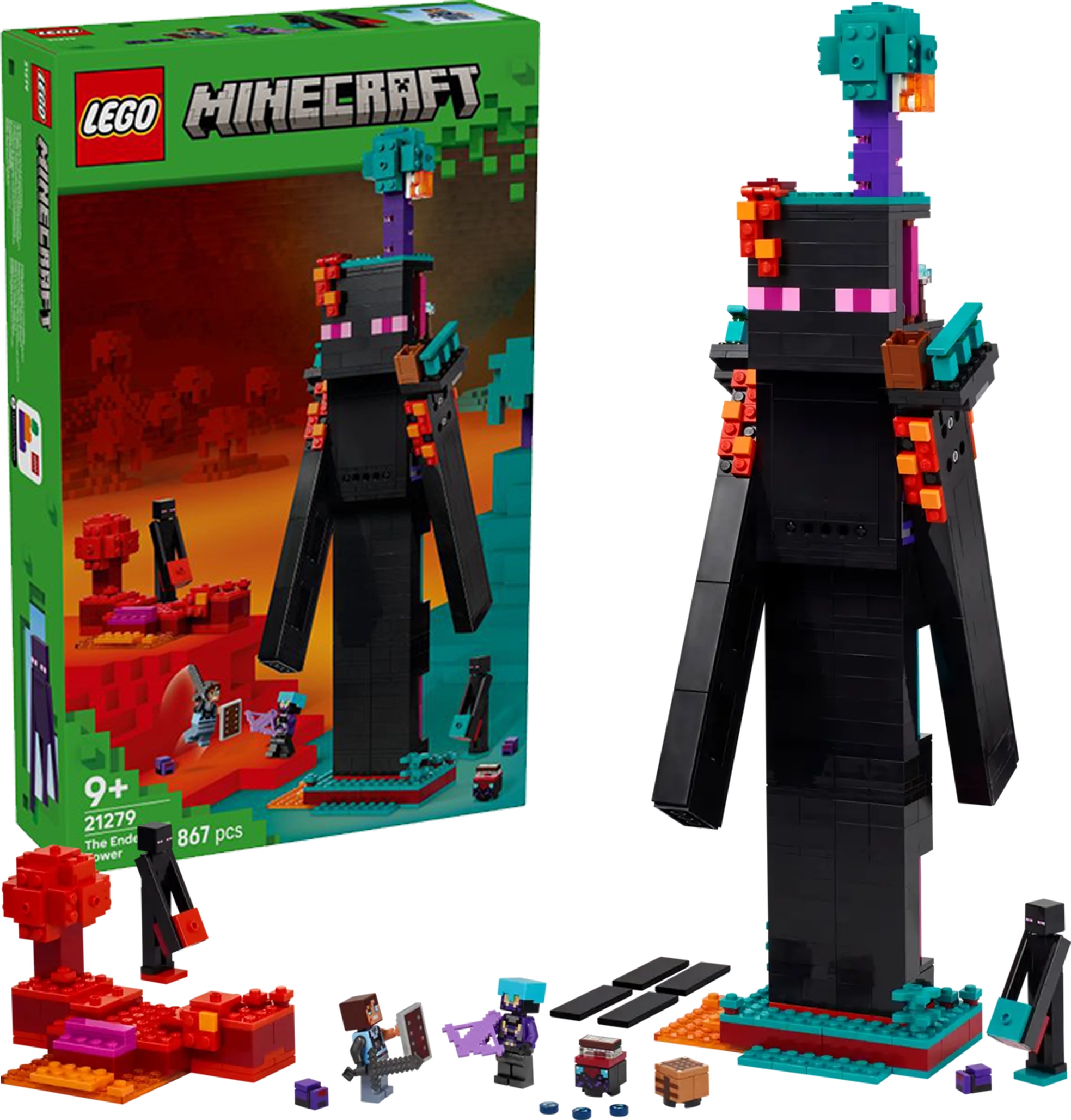 Lego Minecraft Endermanova věž 21279