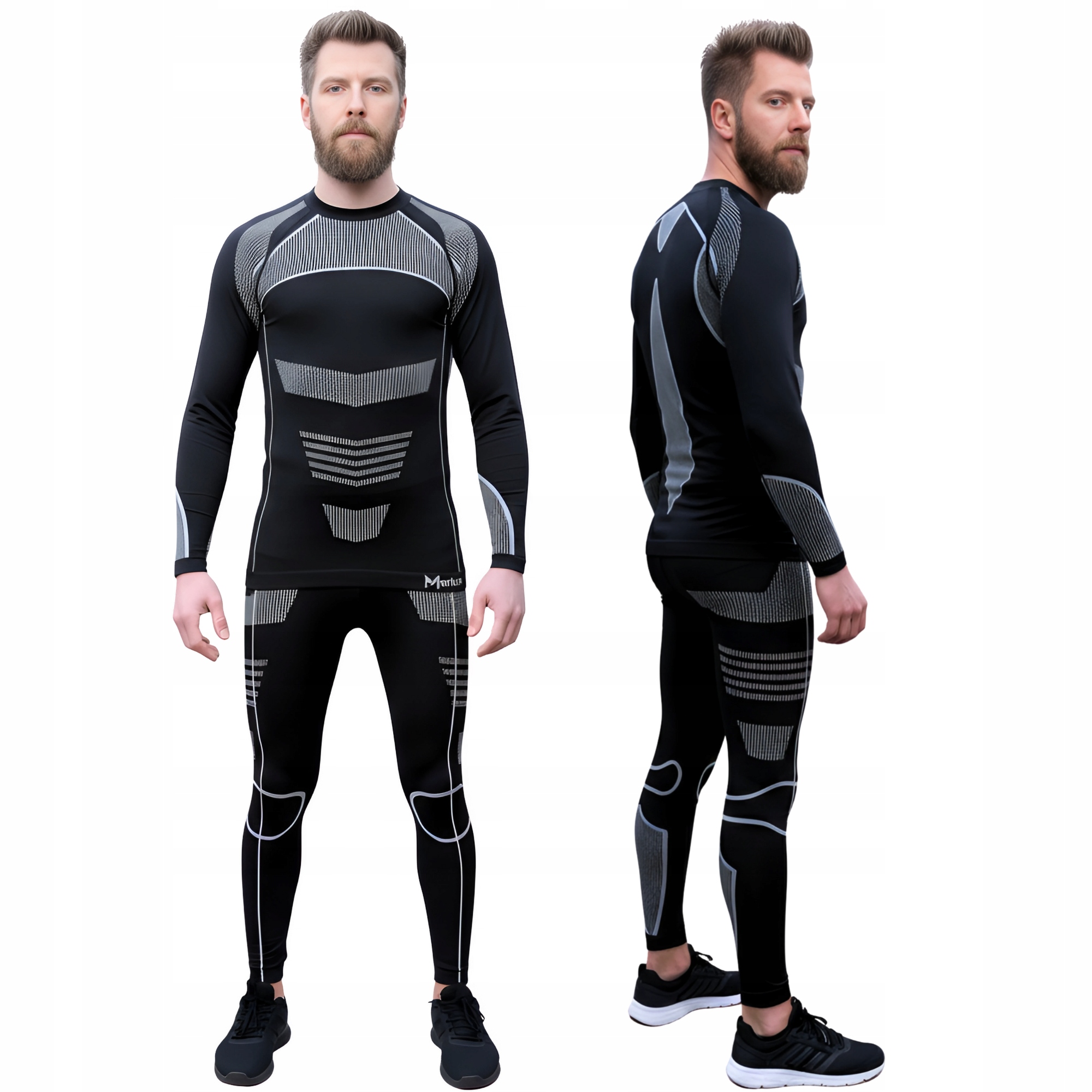 Pánské termoaktivní spodní prádlo Teminová sada systému Coolmax Pro L/XL