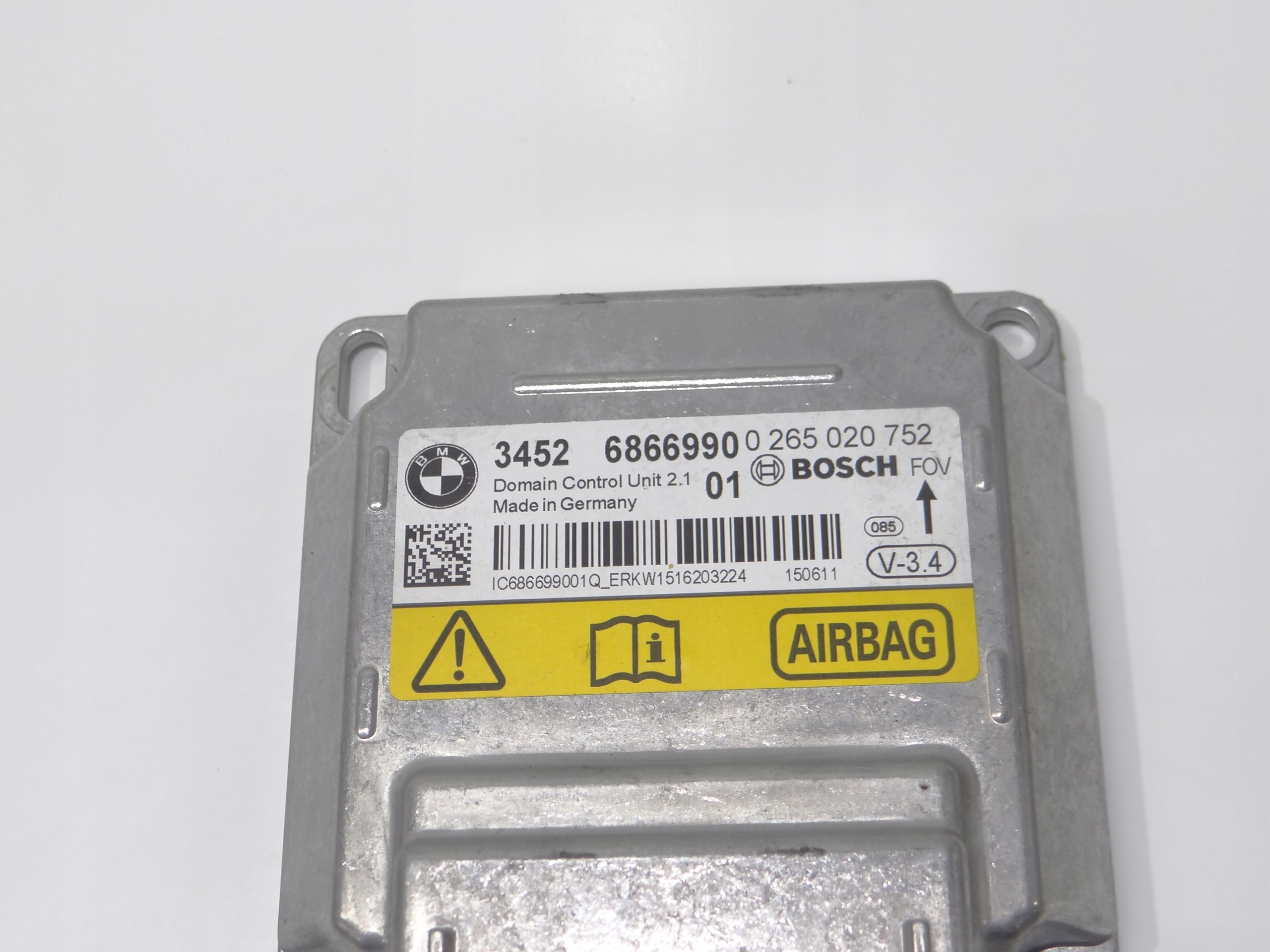 module SENSOR airbag BMW F10 LCI 6866990