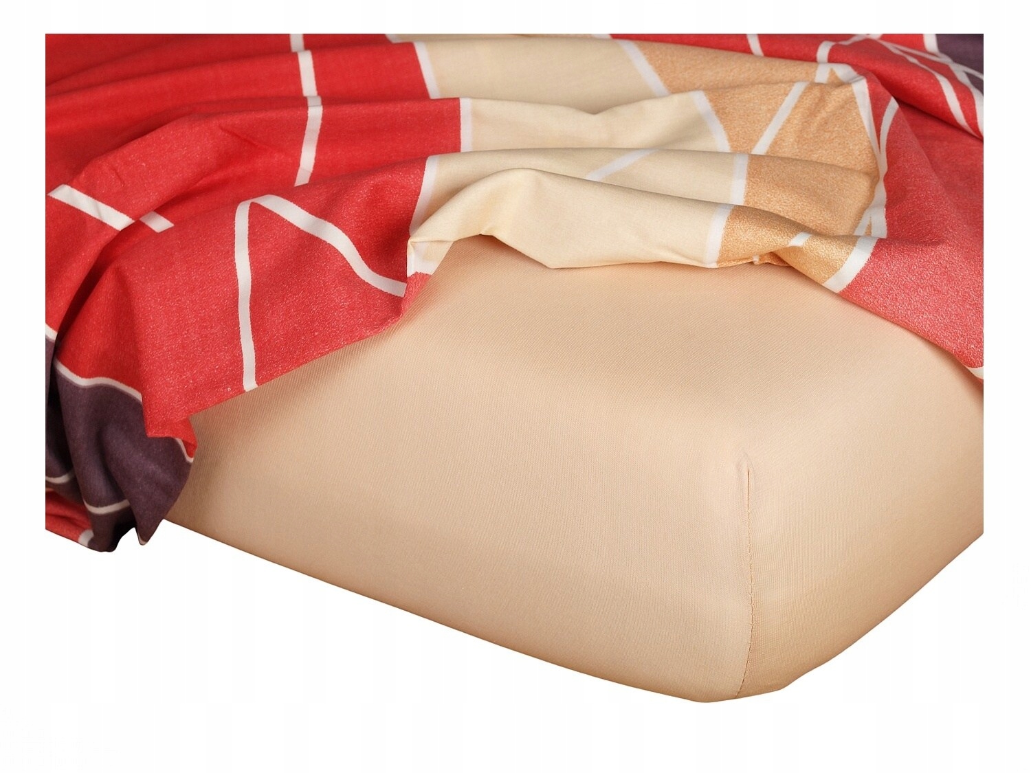 Dadka Jersey prostěradlo medová 180x200x20 cm