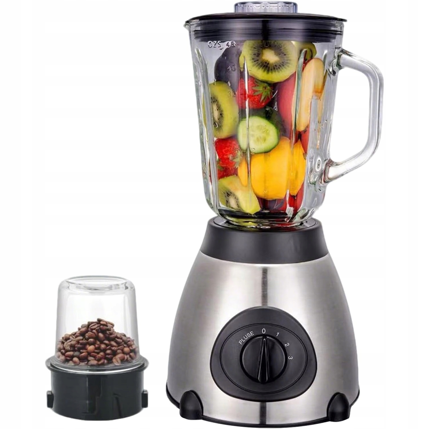 Kuchyňský Kalichový Mixér Koktejly 850W 1500ml Skleněný Smoothie