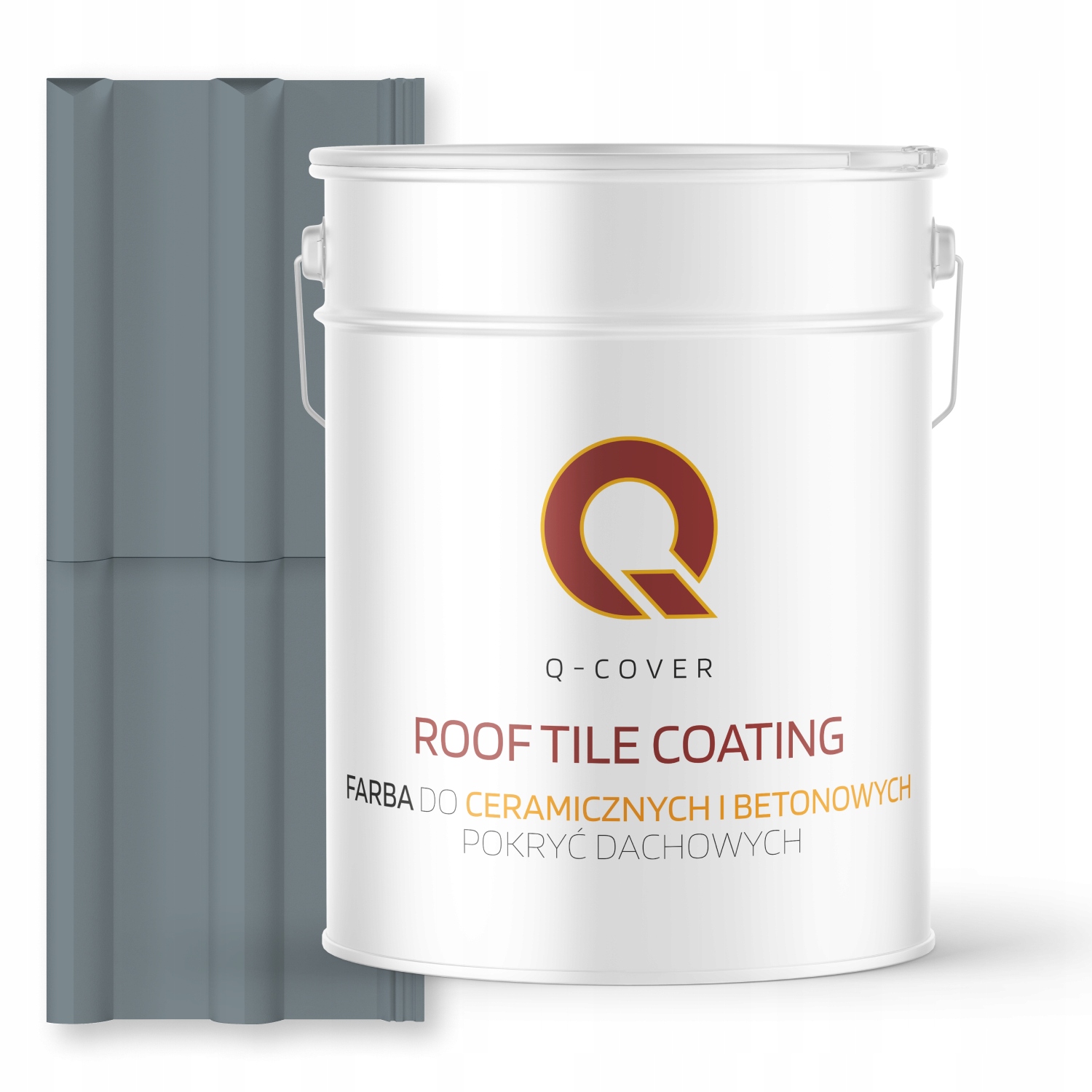 Farba Na Keramické Betónové Strechy, Sivá, Ral, 7000 10 L, Polomatná