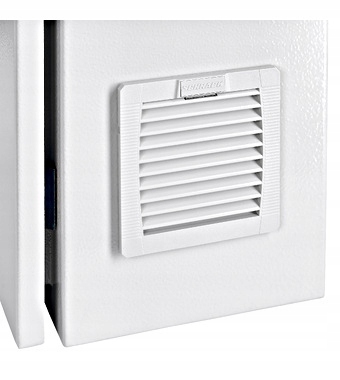 Ventilační mřížka s filtrem 202x202x34 mm, IP54, Schrack, IUKNE350