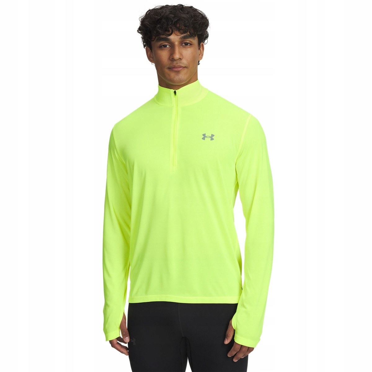 Męski longsleeve treningowy Under Armour zielony XL