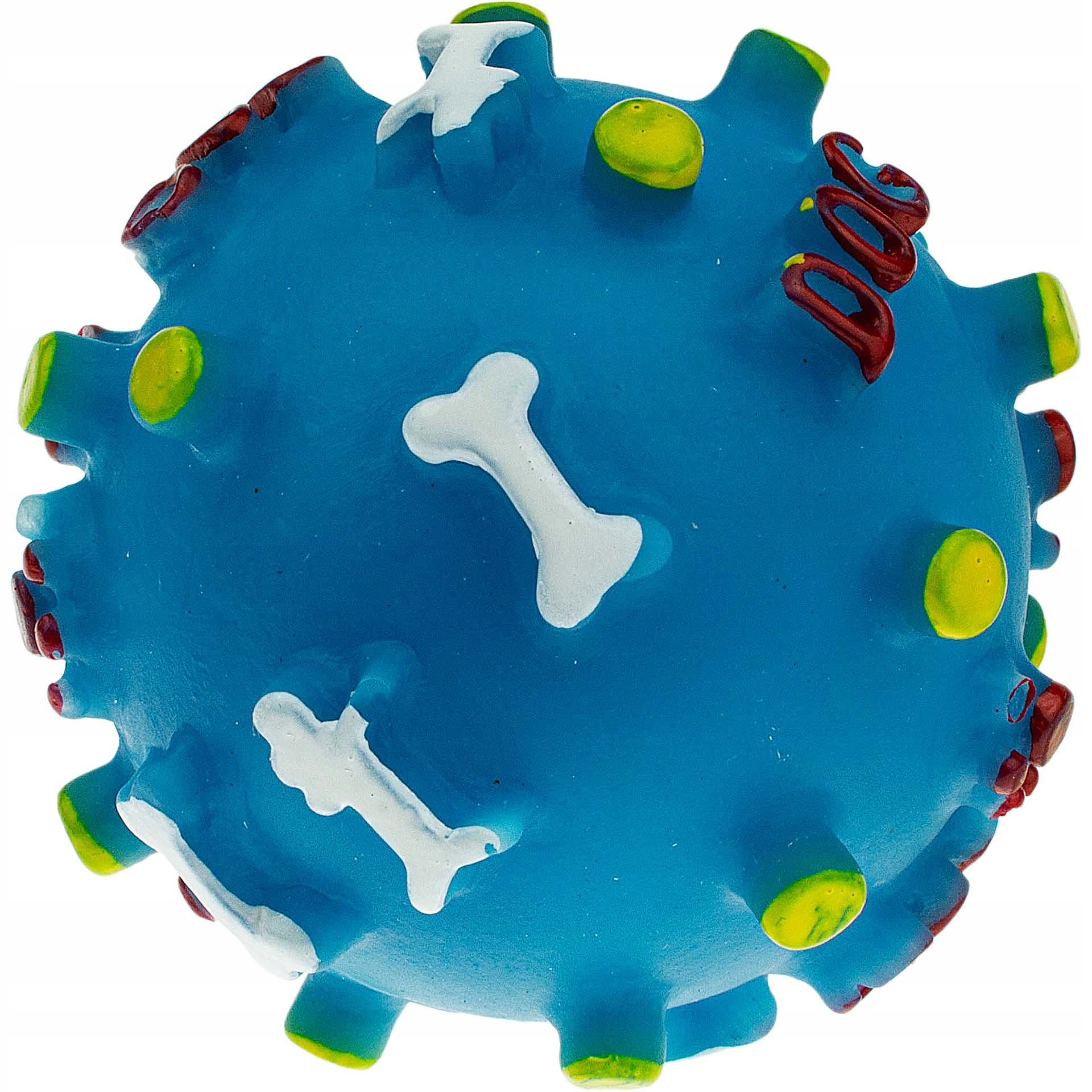 

Piszcząca Piłka gumowa zabawka dla psa jeżyk 6 cm