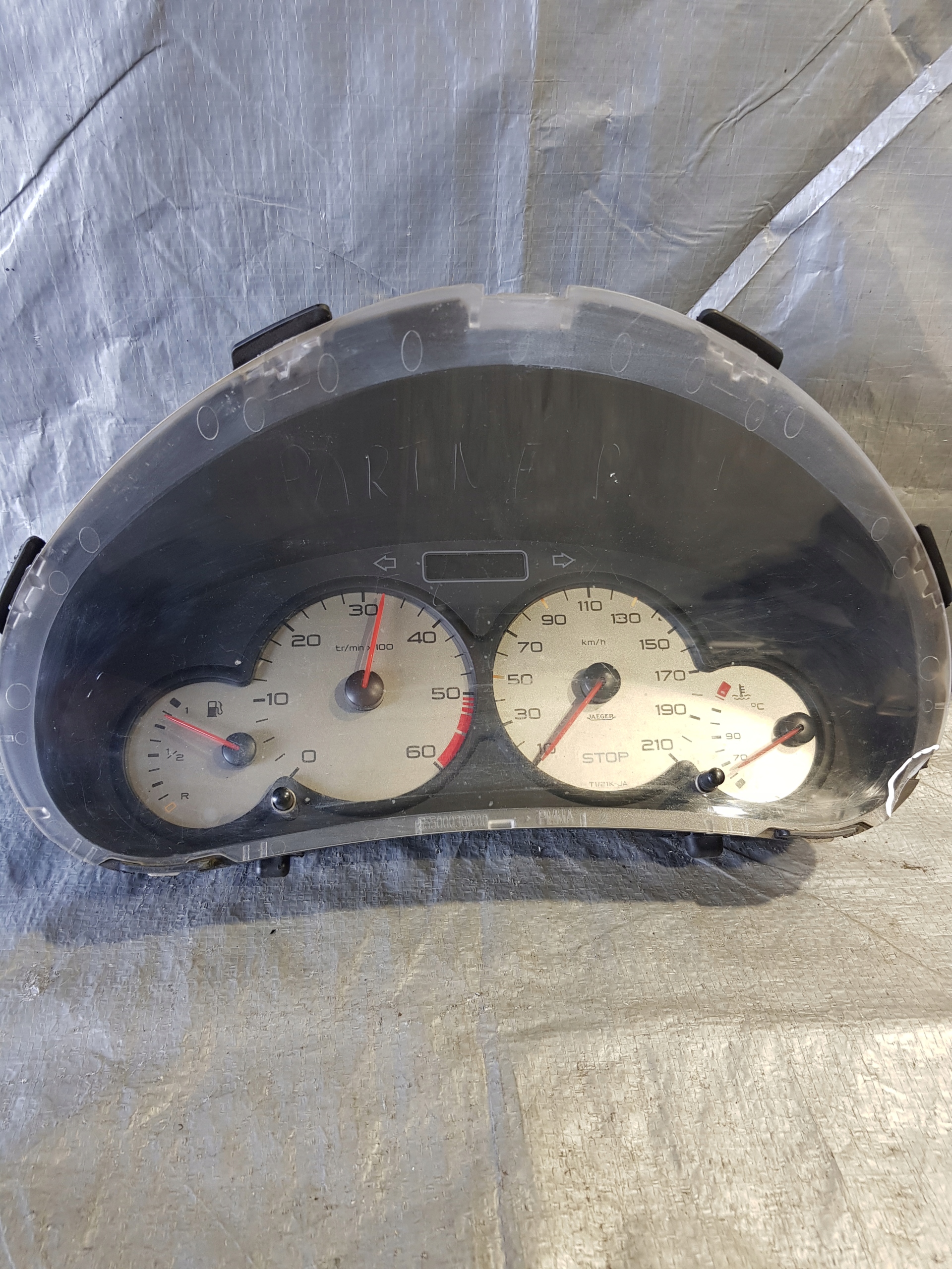 dials PEUGEOT PARTNER and FL 9646434280