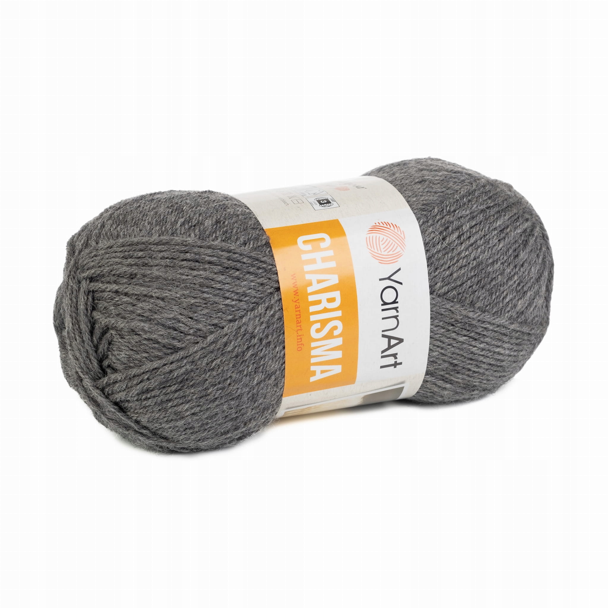 100g włóczka 80% wełna YarnArt Charisma szary 179