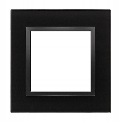 Ramka pojedyncza Kontakt-simon czarny