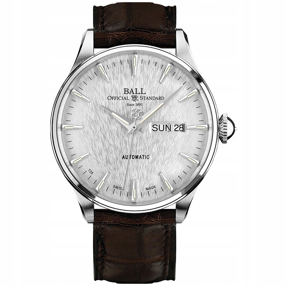 Pánské Hodinky Ball NM2080D-LL1J-SL hnědé