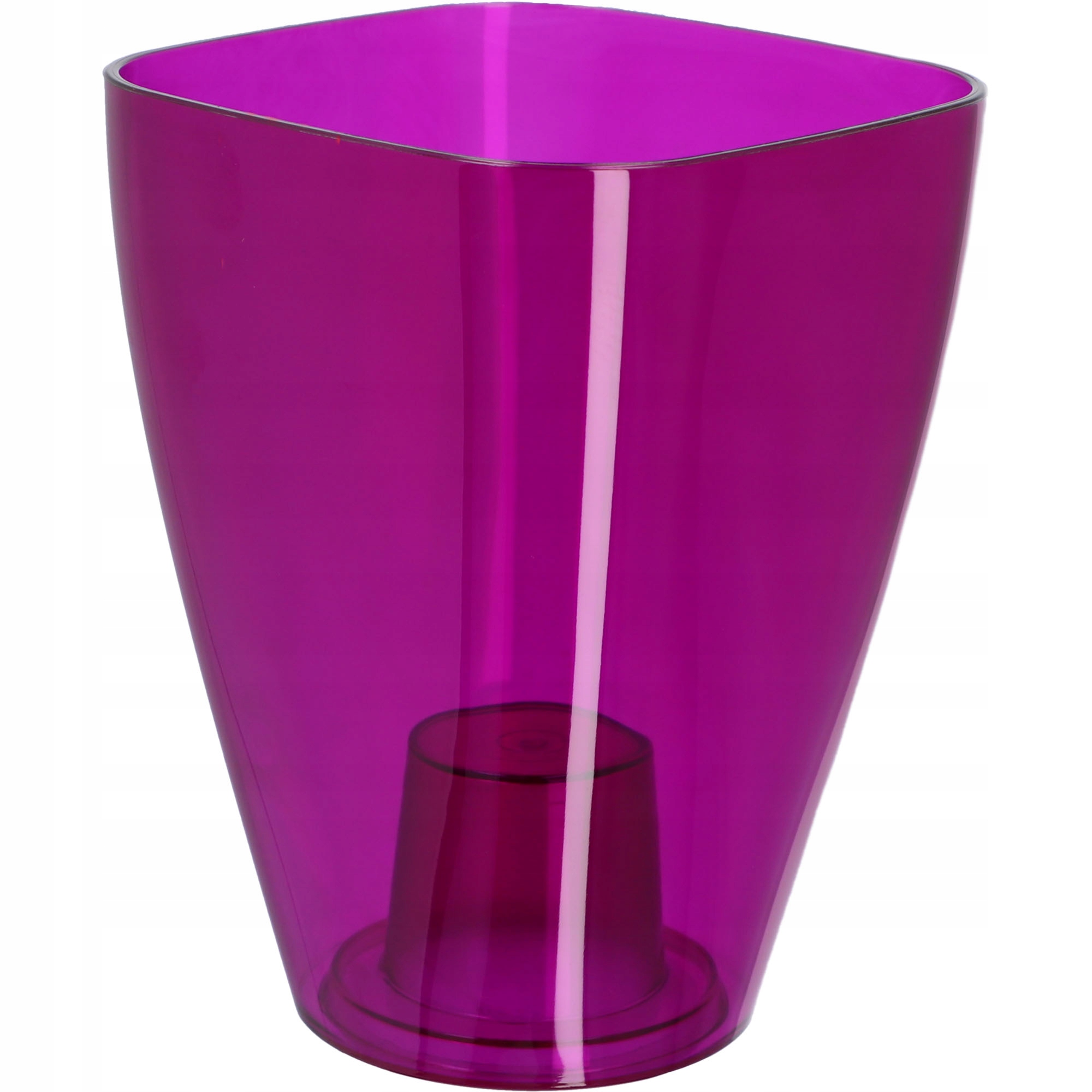 DONICZKA OSŁONKA NA STORCZYK KWIETNIK PLASTIKOWA ROŚLINY 9CM FIOLETOWA