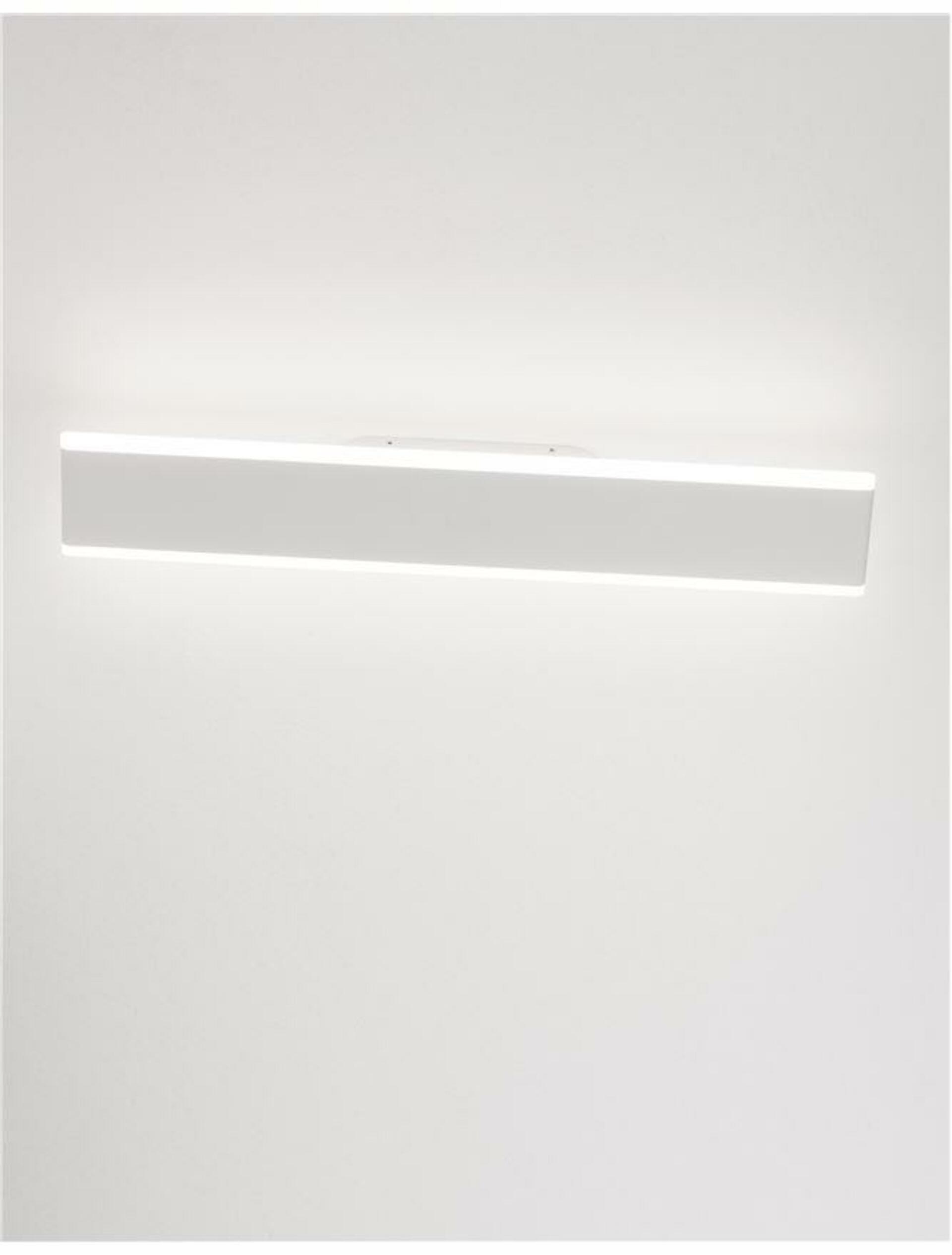 Nova Luce nástenné svietidlo Line biely hliník a akryl Led 2x12W 230V 3000K I