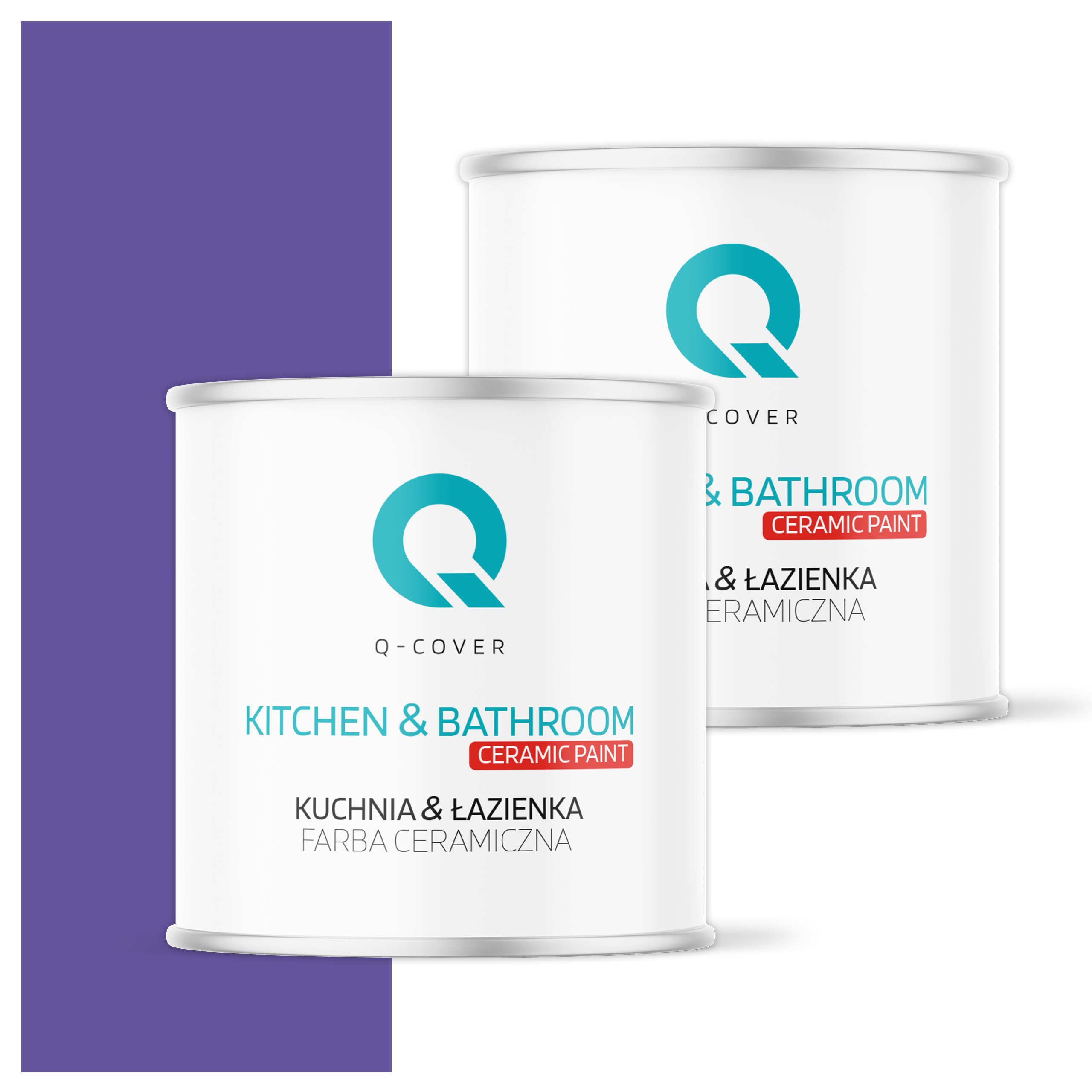 Barva do kuchyně a koupelny Omyvatelná 2L Hluboká matná barva Purpurová H2711