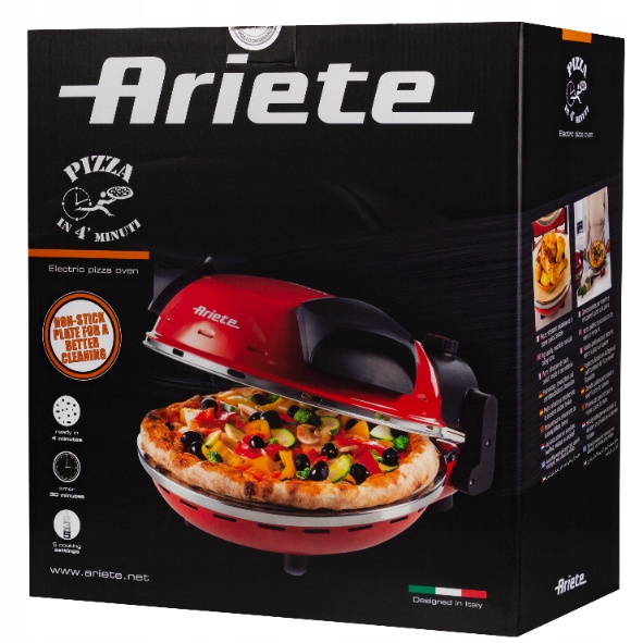 PIEC DO PIZZY ELEKTRYCZNY ARIETE DOMOWY 400 STOPNI Model 909