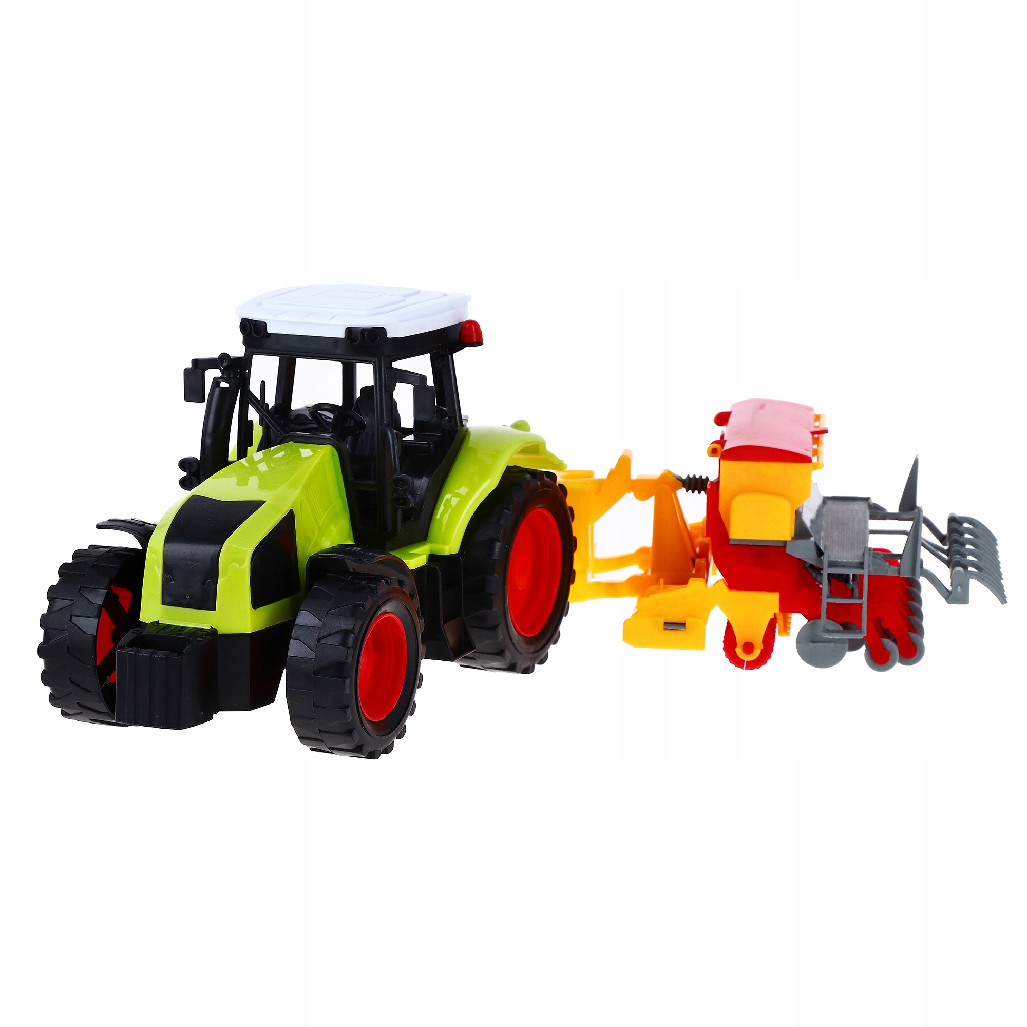 Traktor Zabawka Ciągnik Rolniczy z przyczepą MASZYNA ROLNICZA Siewnik Marka inna