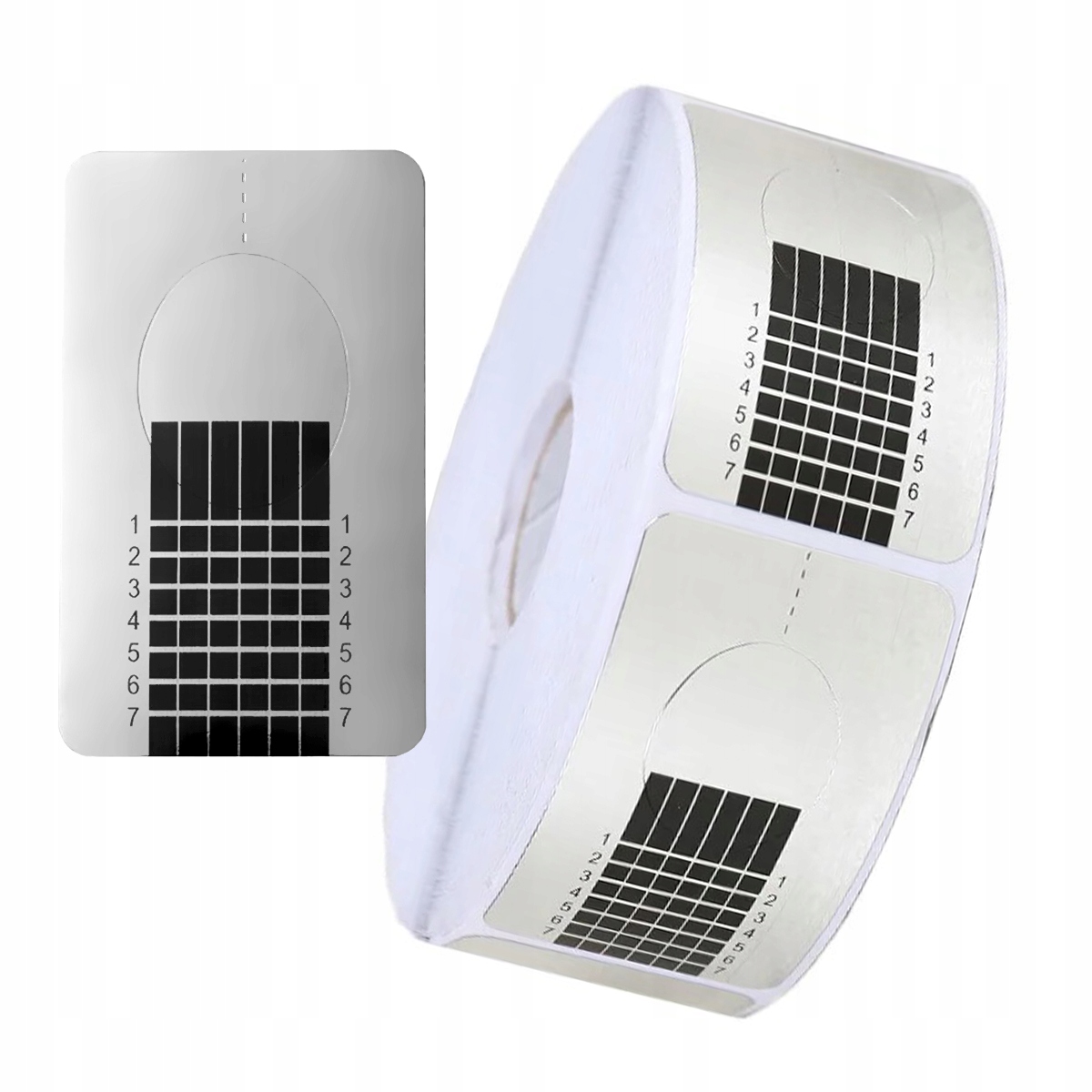 SZABLONY do przedłużania paznokci FORMY 100 sztuk