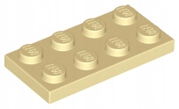 

Lego 3020 plytka 2x4 piaskowy tan 2 szt Nowy