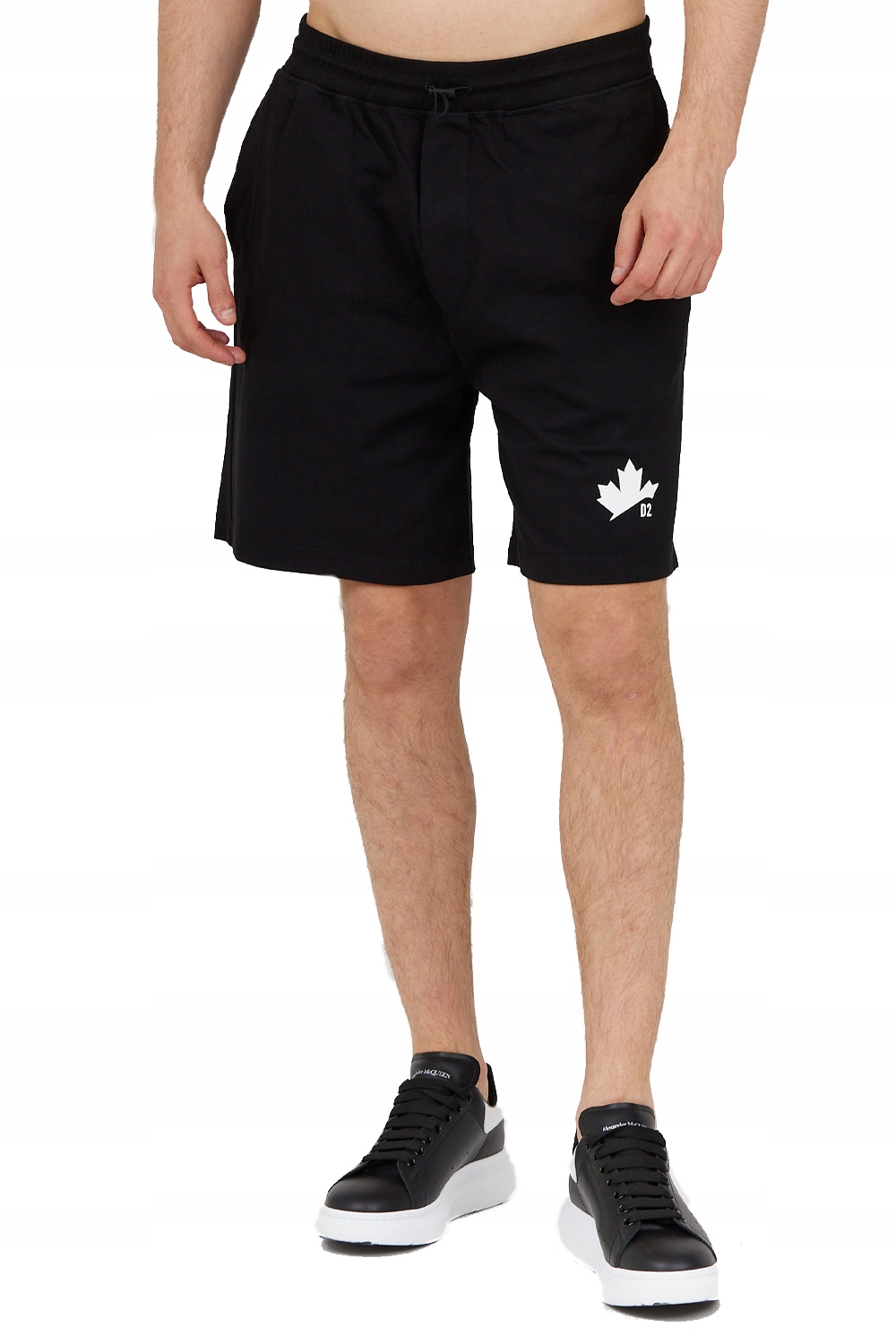 DSQUARED2 Pánské teplákové kraťasy s listem, velikost L