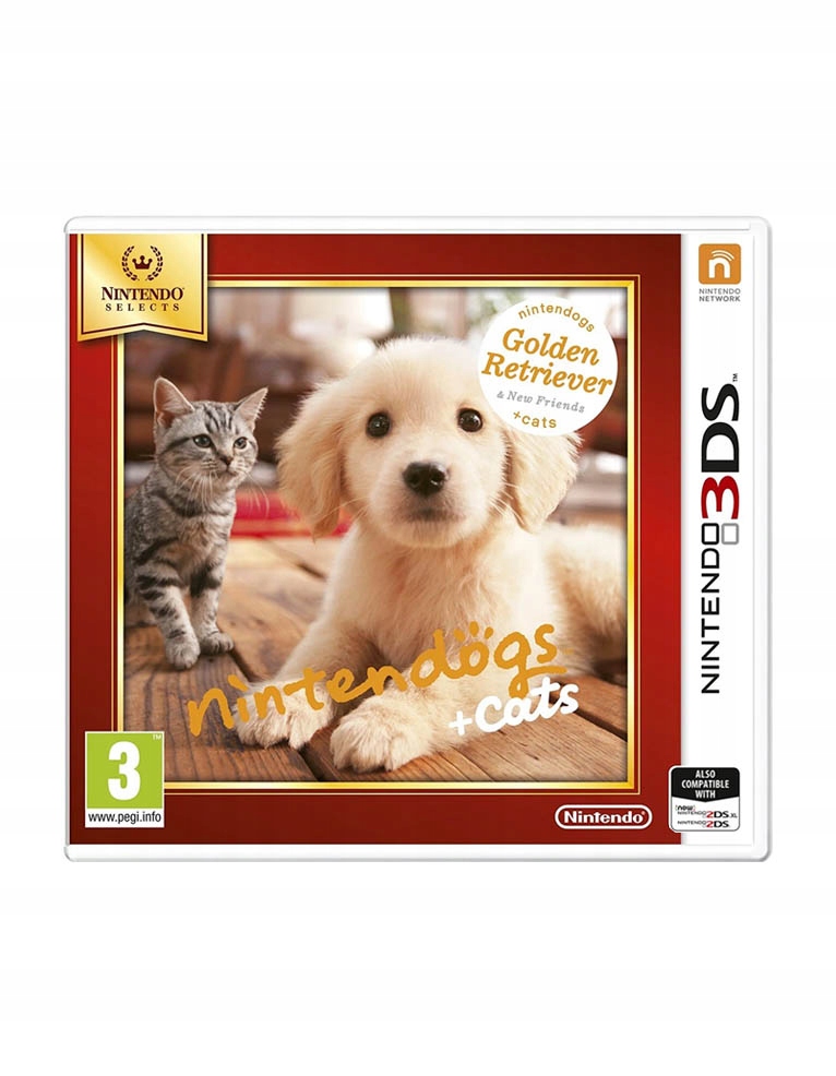 Nintendogs and Cats 3D Golden Retriever 3DS
