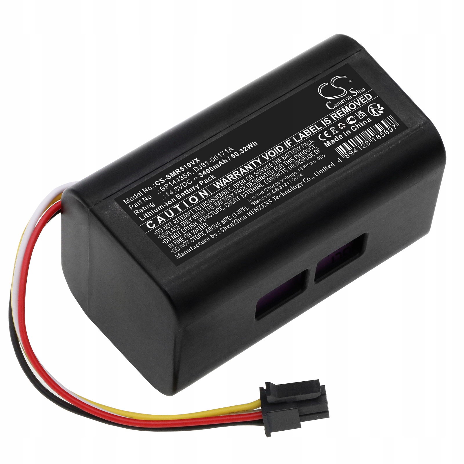Baterie pro Midea i5 Young Extra Samsung PowerBot-E Akumulátor 3400 mAh