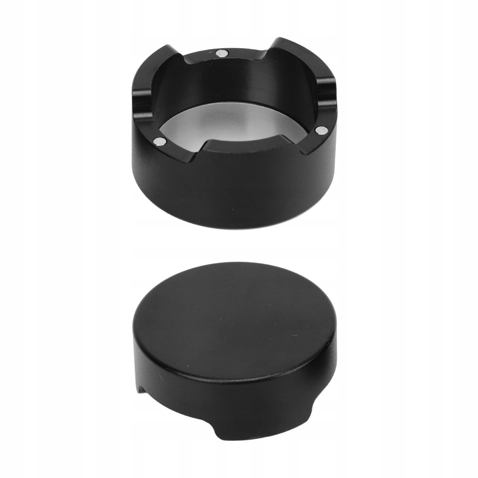 Billiard Chalk Case okrągy aluminium stopowy Pamiętnik Chalk Black Ep