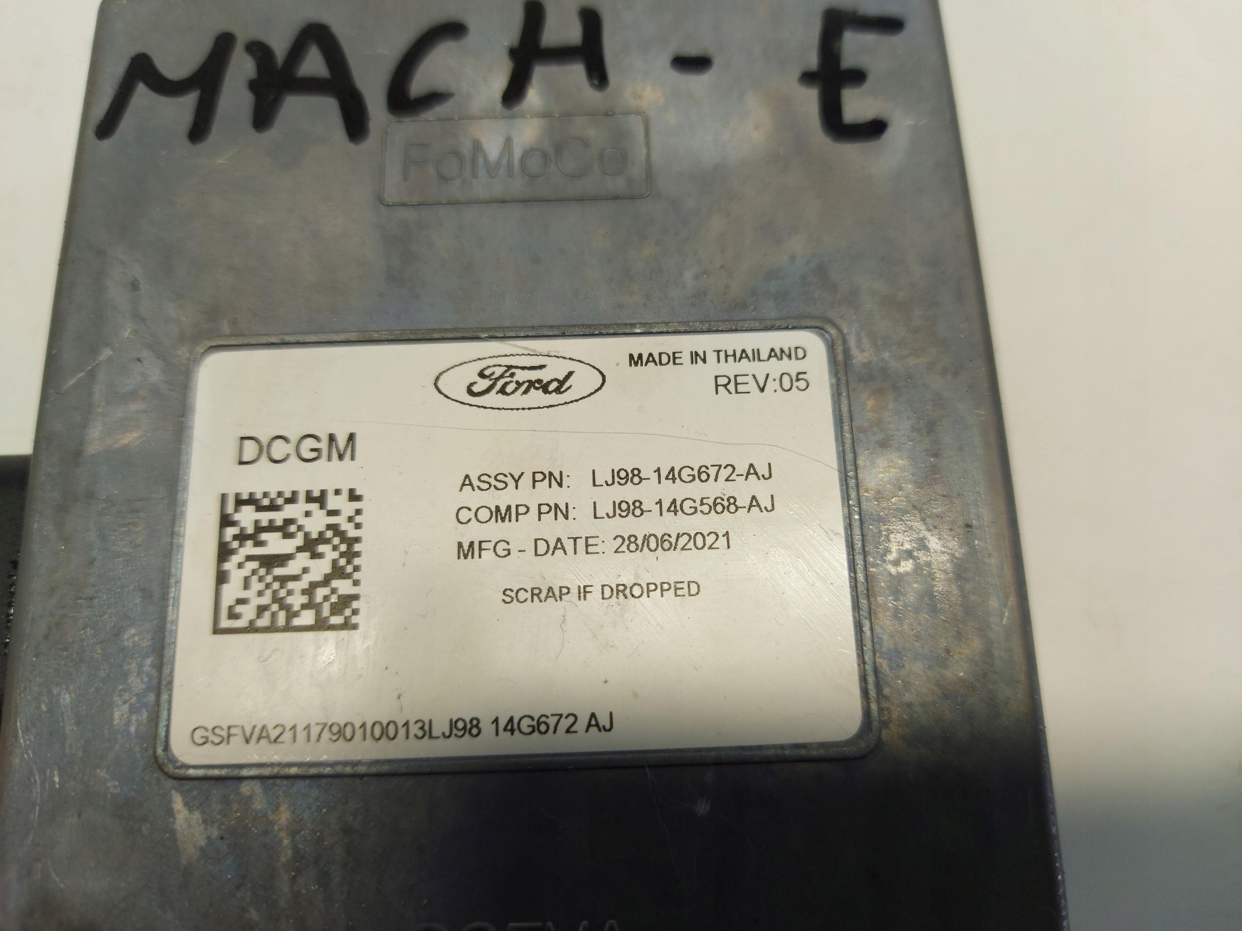 Ford Mustang Mach-E module control unit baterii LJ98-14G672-AJ