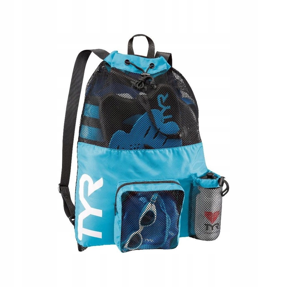 Worek pływacki TYR Big Mesh Mummy Bag 40 l blue