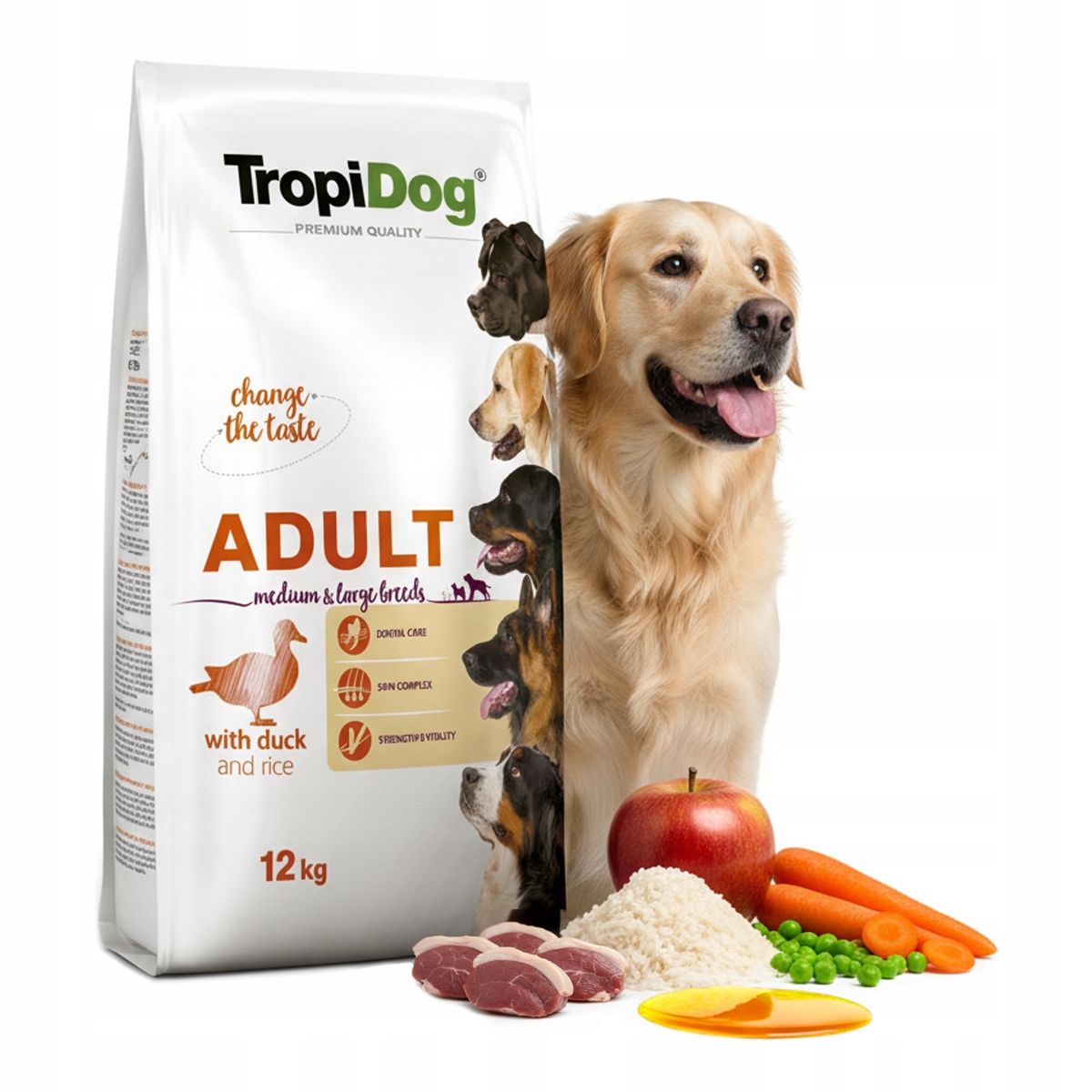 Tropidog Kaczka Duck 12kg Medium Large Adult