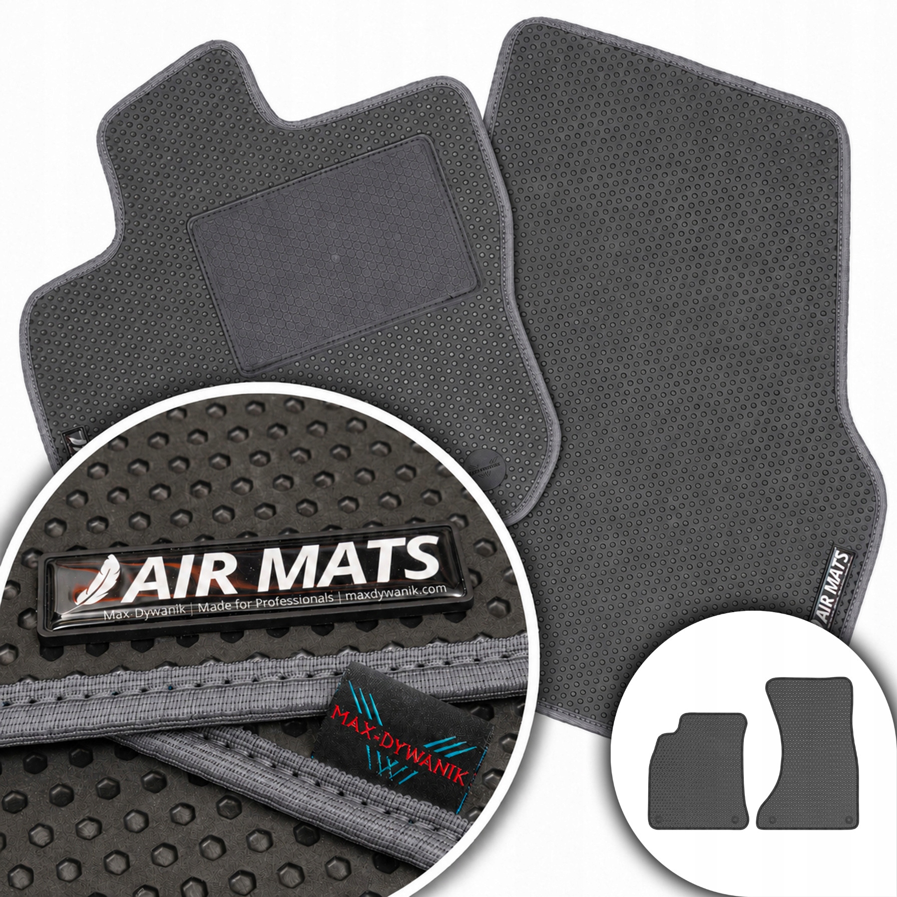 Audi A4 B8 2007-2015 Přední koberečky Eva Air Mats Černé