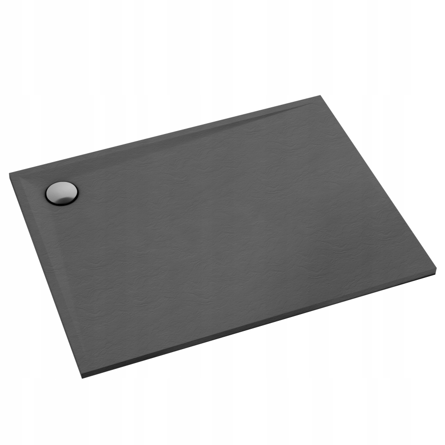 Brodzik prostokątny Libra Anthracite Stone 80x120 Schedline antra