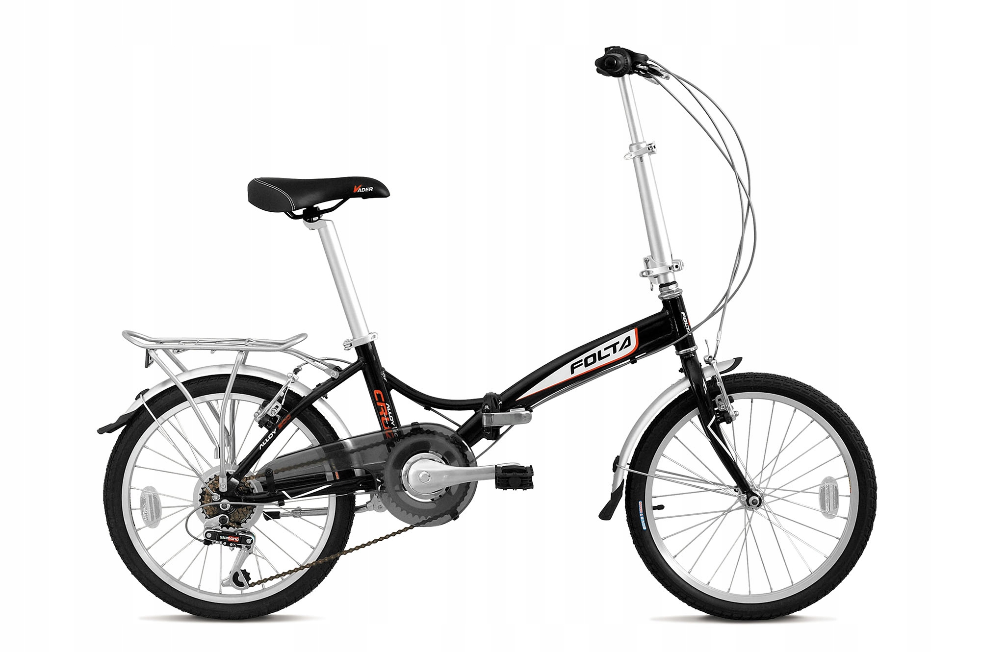 Rower składany 20 składak rama 10 z przerzutką Shimano miejski damski męski