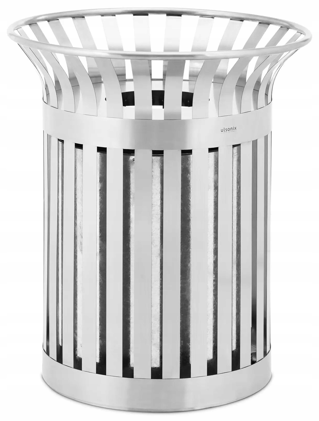 Levně Odpadkový koš kulatý velký otvor Uniprodo ULX-GB27 10050319