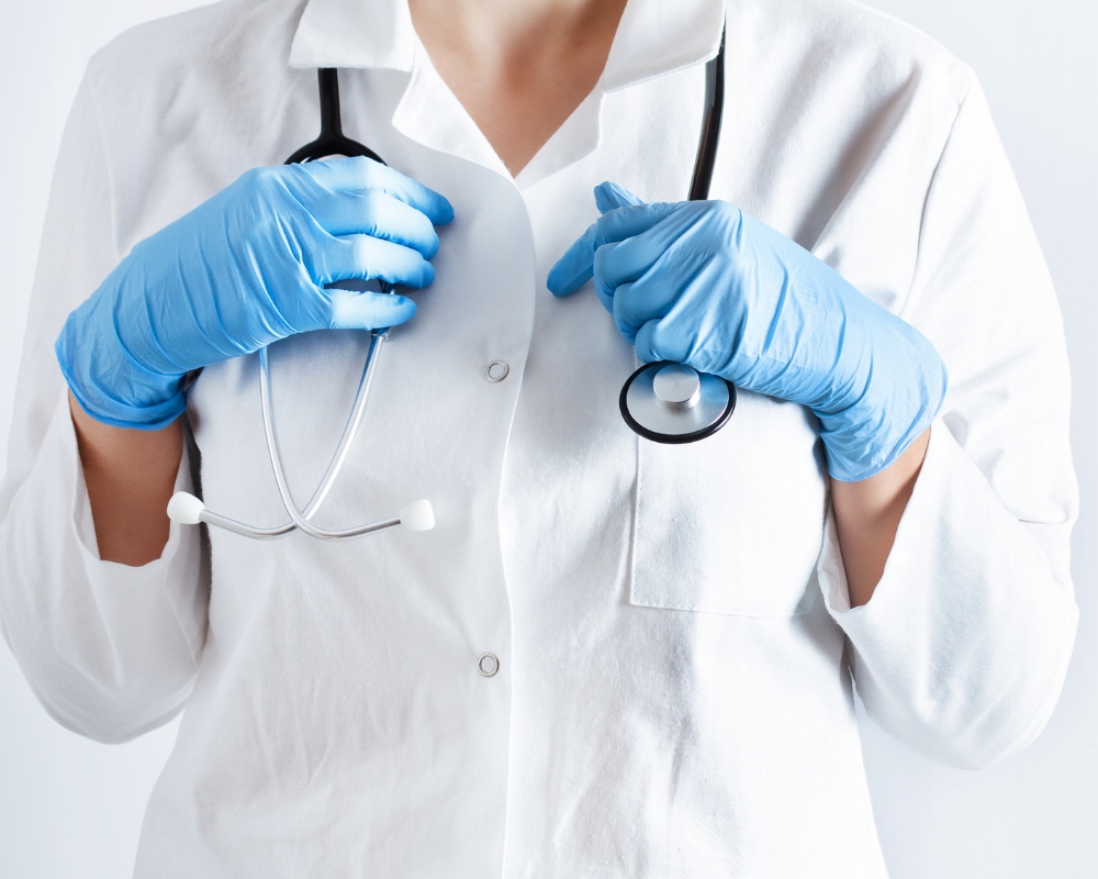 Rękawice nitrylowe easyCARE nitrile XS niebieskie 100 szt. Liczba sztuk 1000 szt.