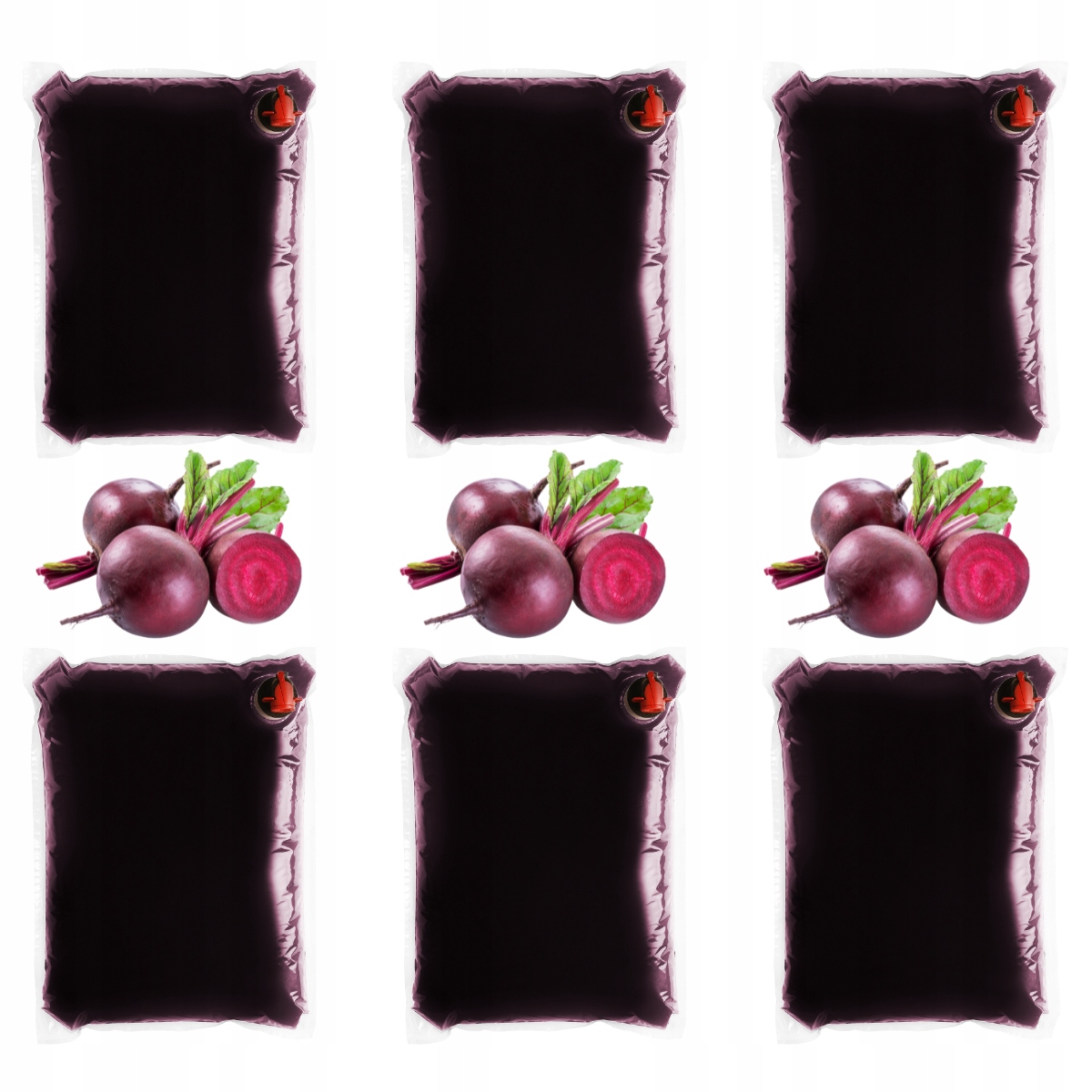 sok z buraka buraków buraczany 100% tłoczony 6x3L