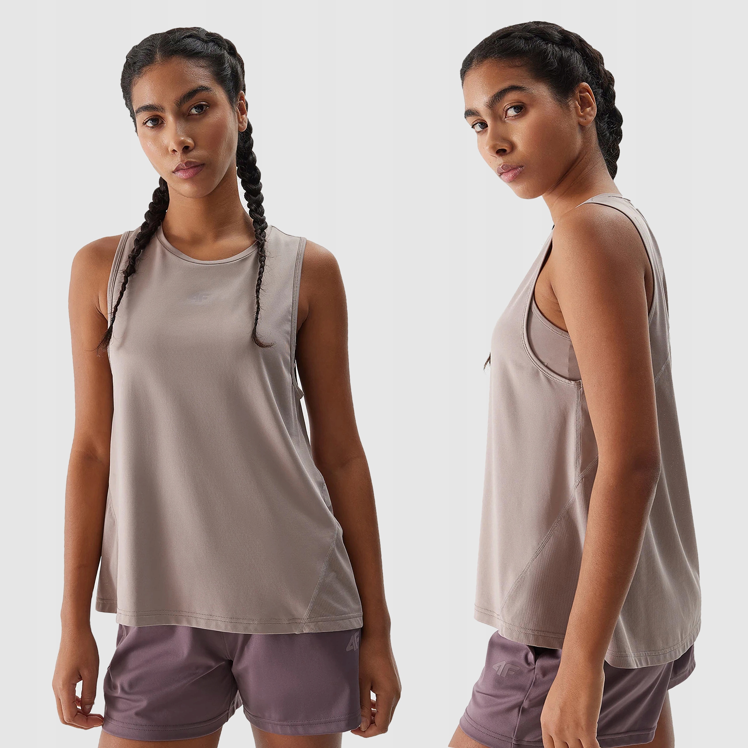 4F TOP TRENINGOWY DAMSKI KOSZULKA SPORTOWA SS24