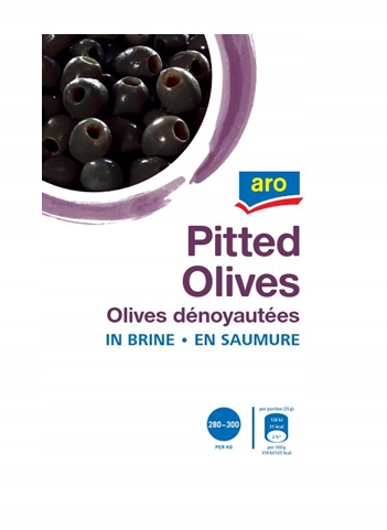 aro Černé olivy vypeckované 4 kg Výrazná chuť Velké balení