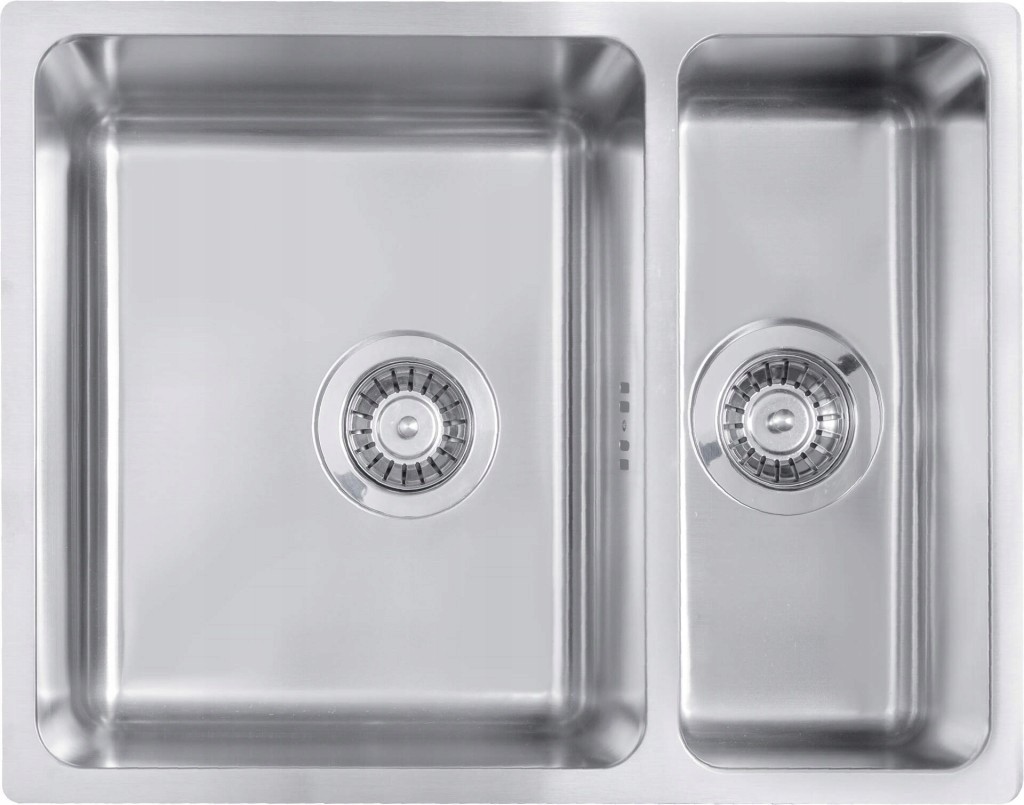 Egeria brúsený satin Nerezový drez, 1.5 bowl, podstavný (ZPE_050C) Po