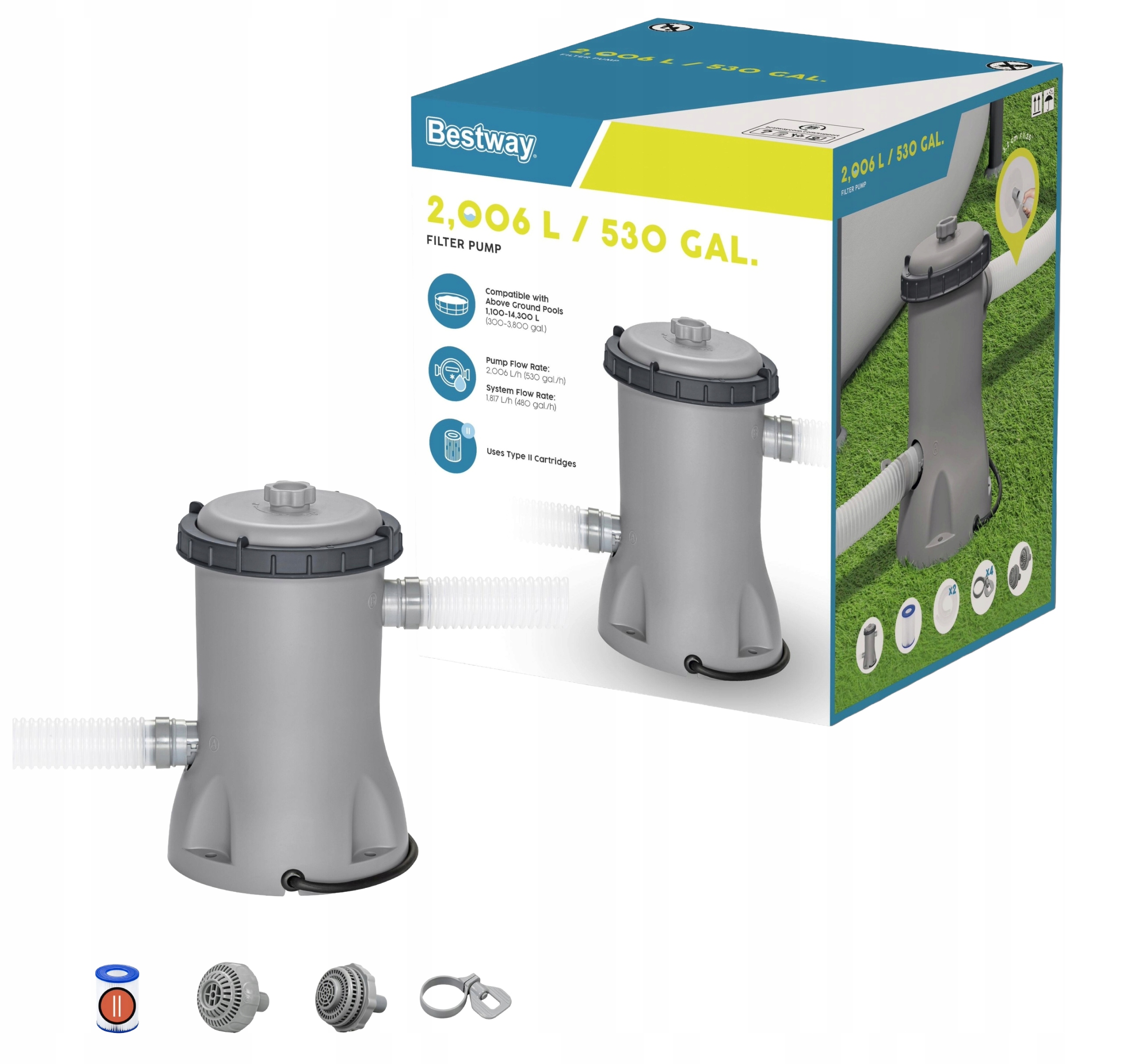 Filtrační čerpadlo do bazénu do bazénu Bestway 58383