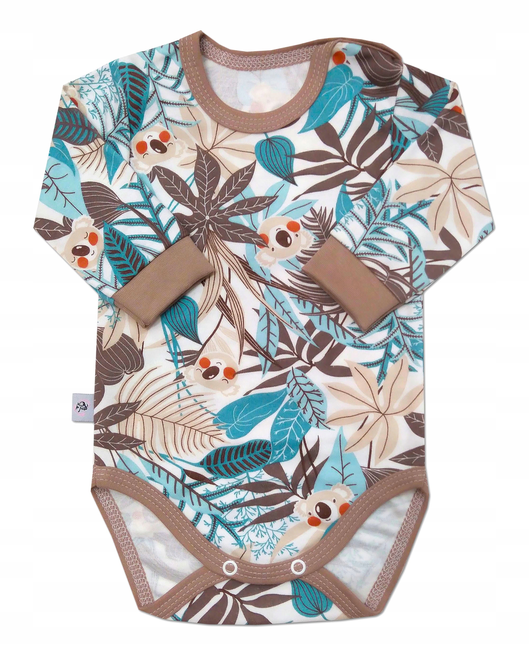 

Bawełniane Body Klasyczne Długi rękaw Koala r.68
