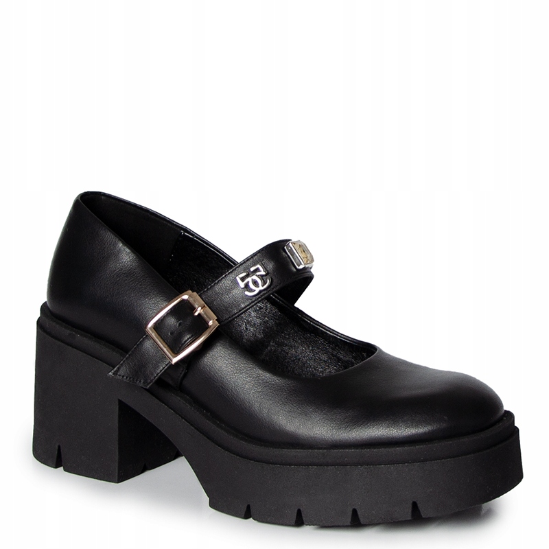 Karino 5855 Černé Kožené Lodičky 36