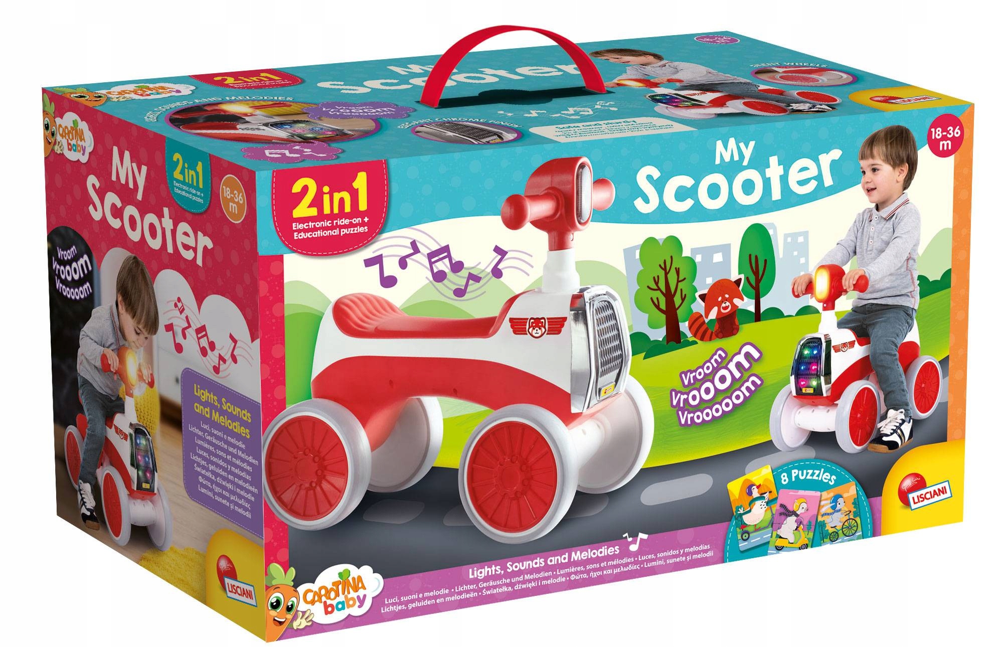 Lisciani Carotina Baby Jeździk Z Grami 304-102235 Outlet