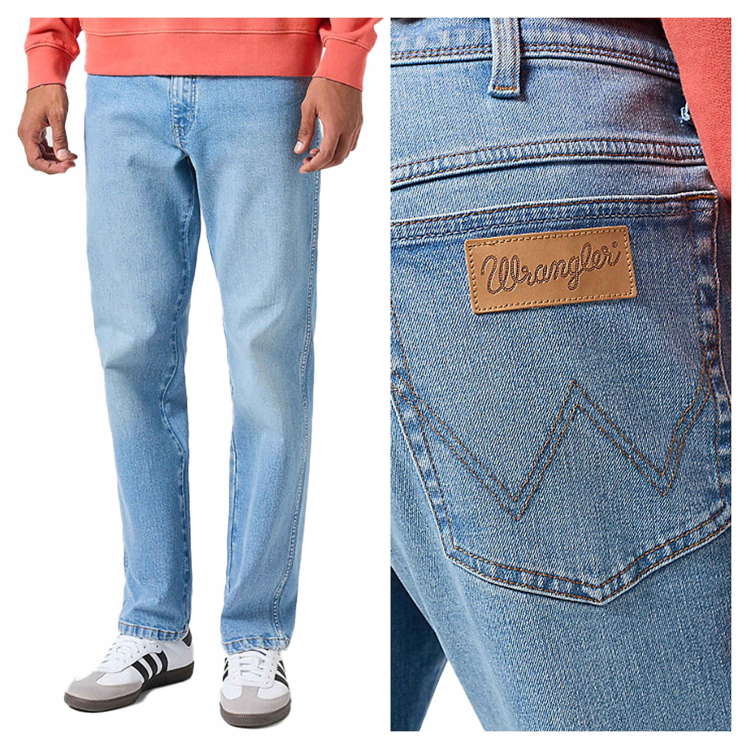 Pánské jednoduché džínové kalhoty Wrangler Texas 34/32